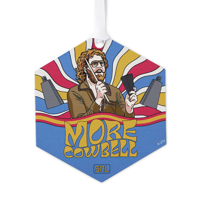 Saturday Night Live More Cowbell Metal Ornament