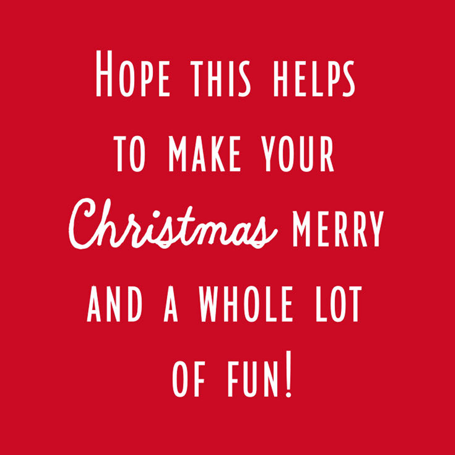 Holiday Ornaments Money Holder Christmas Card Sentiment image number 2