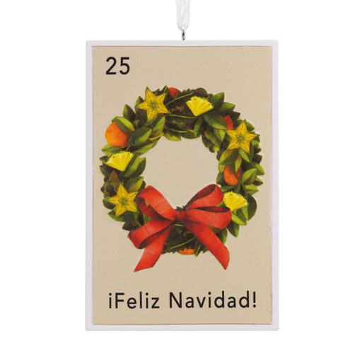 Vida Feliz Navidad Stamp Hallmark Ornament, 