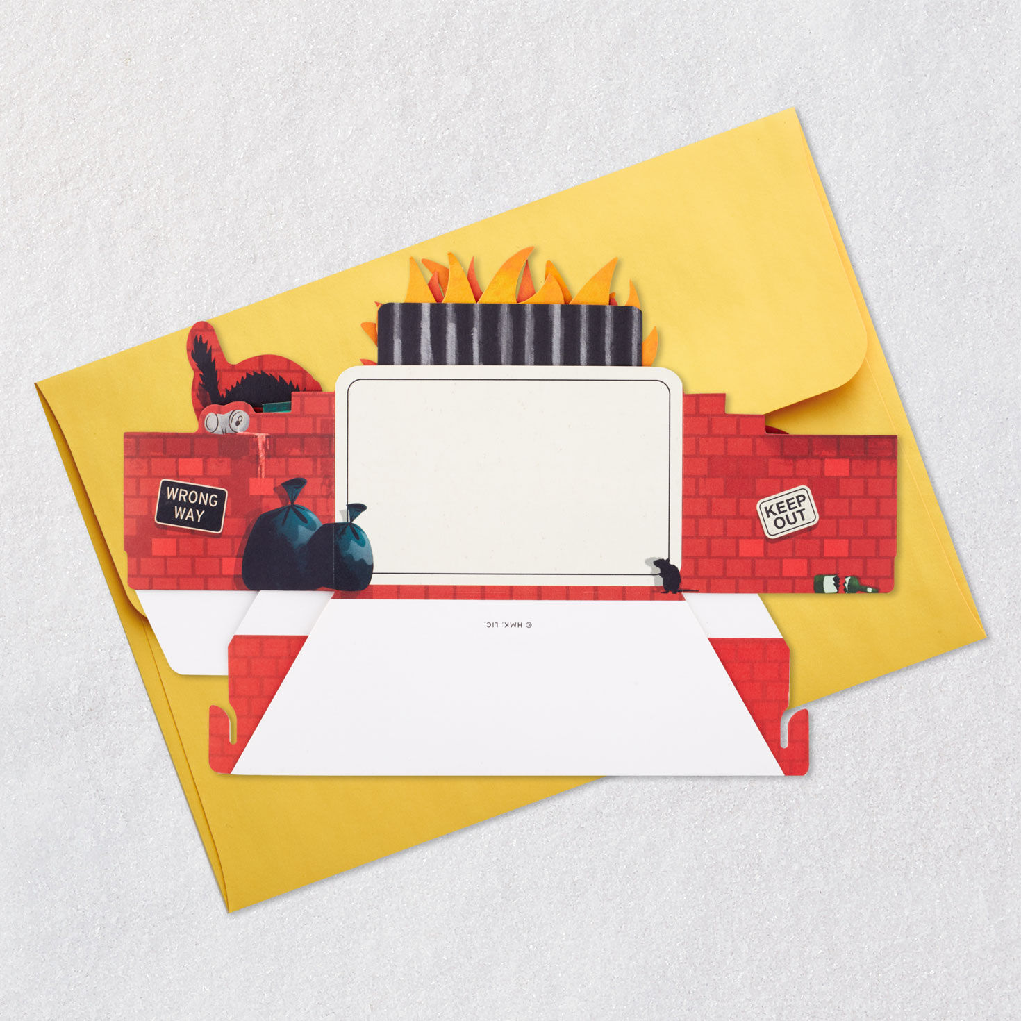 Dumpster Fire Funny Pop-Up Blank Card for only USD 7.99 | Hallmark