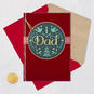 Red and Green Holiday Icons Dad Christmas Card Card Front with Envelope and Gold Seal image number 7