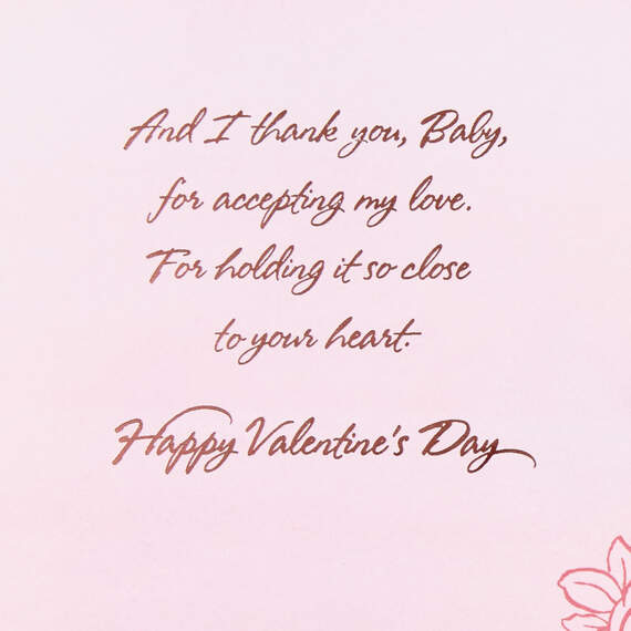 Our Love Is Precious Romantic Valentine's Day Card, , large image number 3