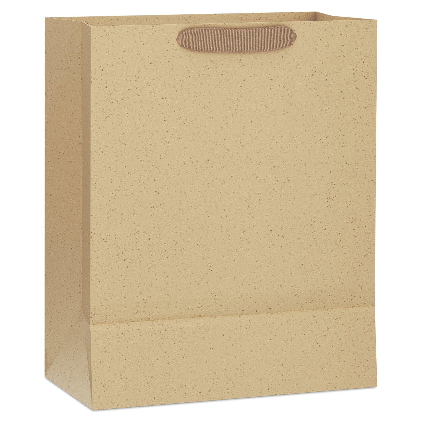 Brown Paper Large Gift Bag for DIY Decorating back image number 6