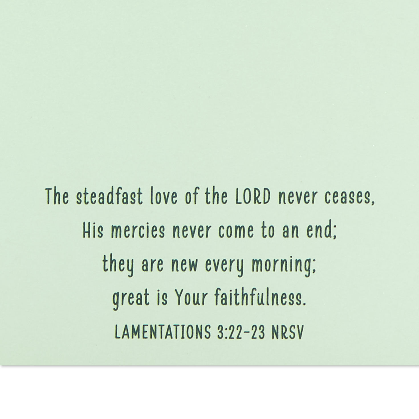 Layered Sunrise and Hills Christian Birthday Card scripture image number 4