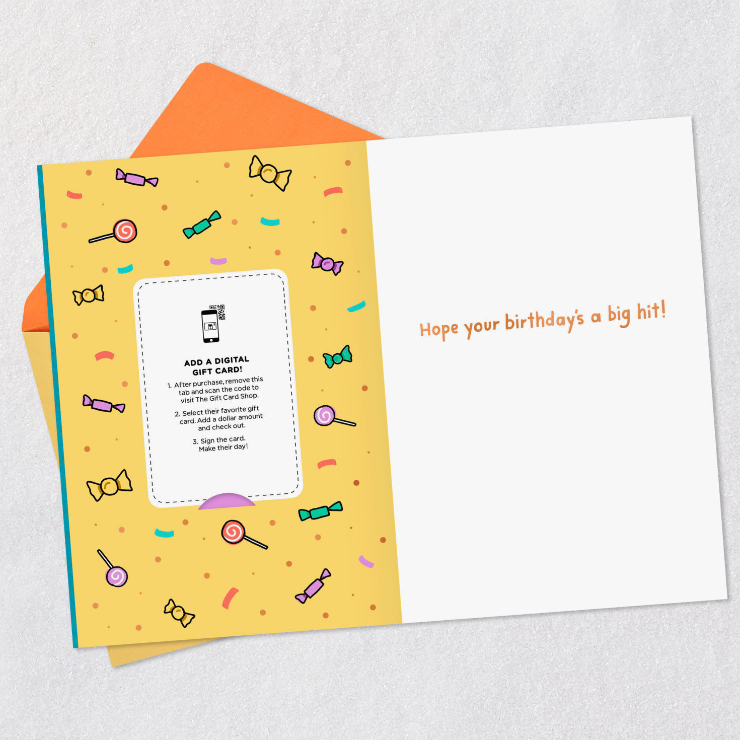 Hope it's a Big Hit Cussing Pi&ntilde;ata Gift Card Greeting Funny Birthday Card, , large image number 3