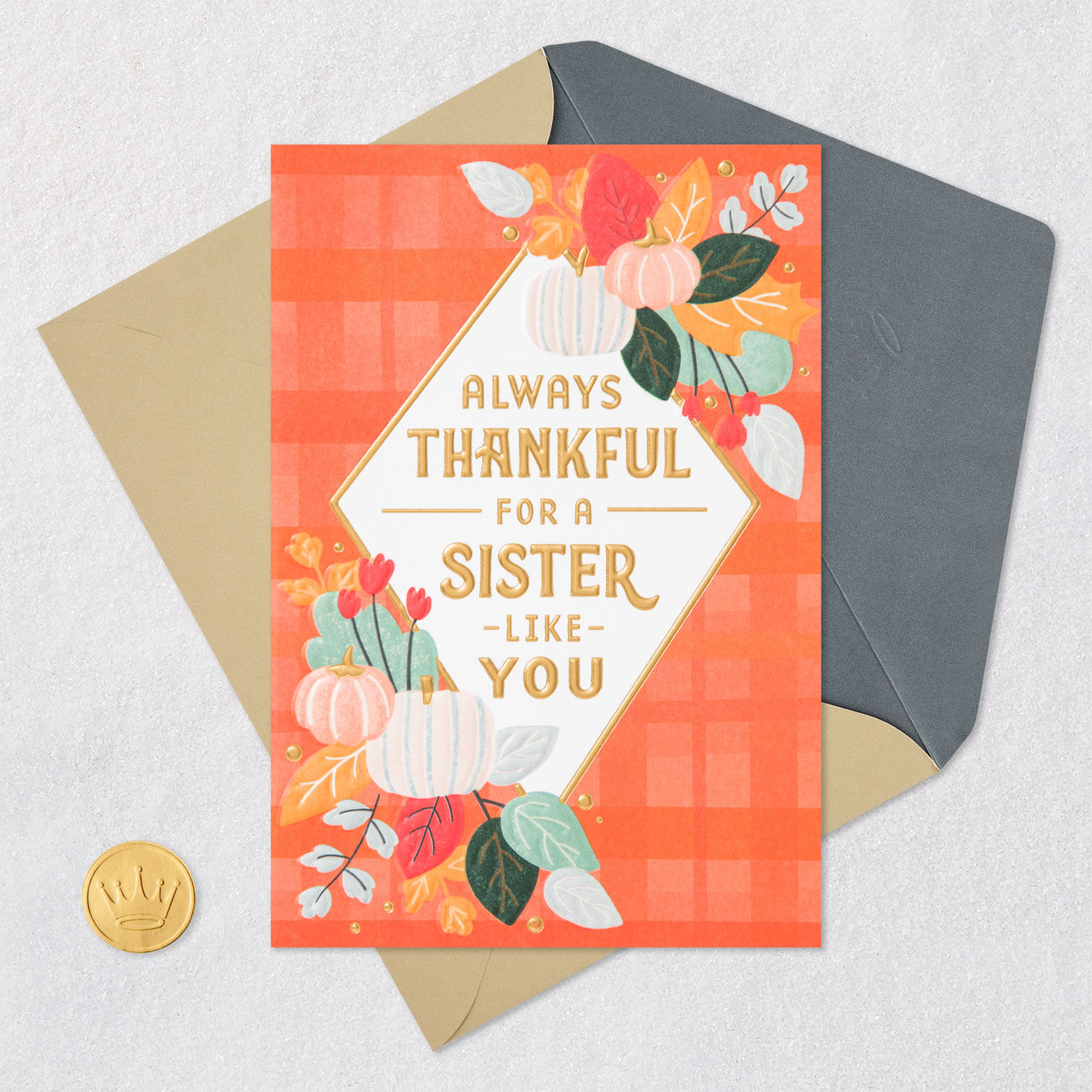 Always Thankful for You Thanksgiving Card for Sister for only USD 3.59 | Hallmark