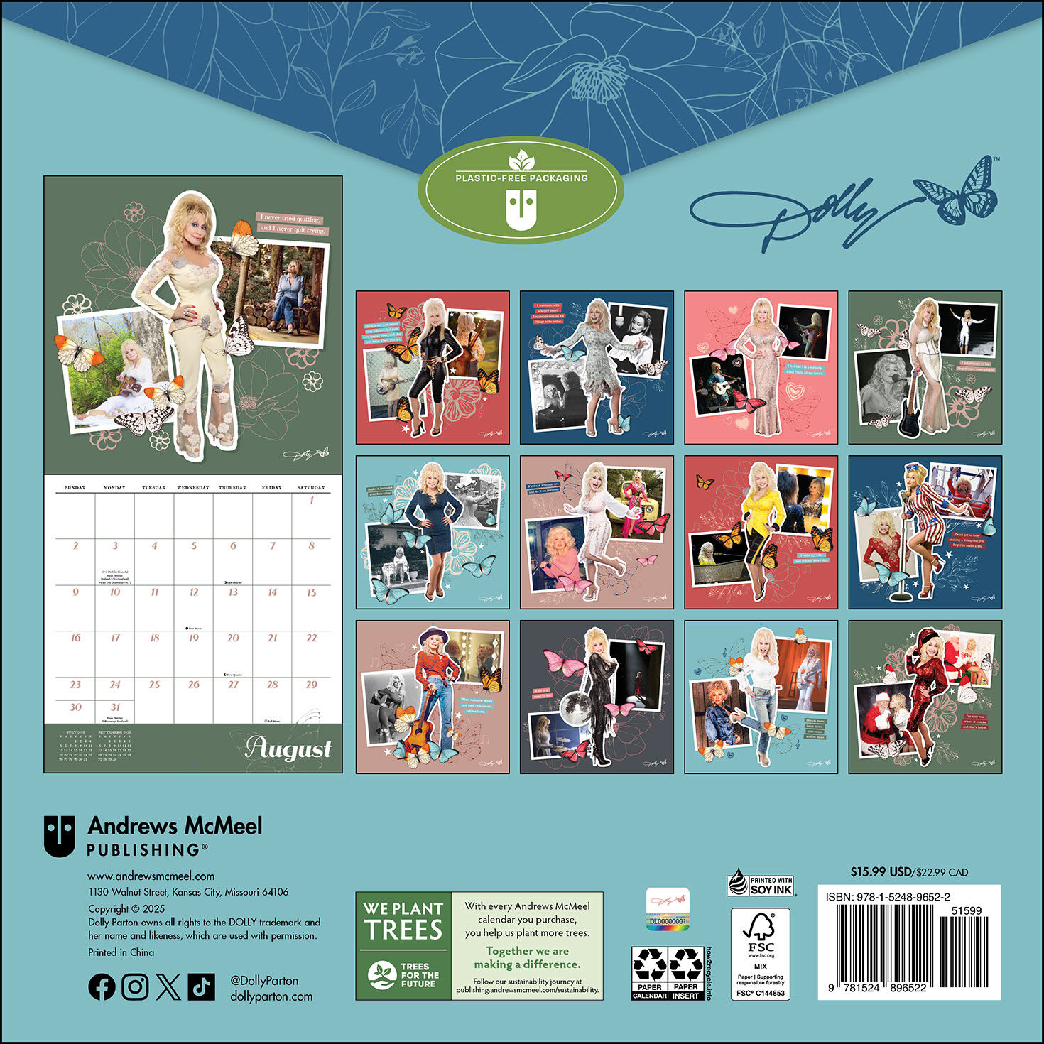 Dolly Parton 2026 Wall Calendar for only USD 15.99 | Hallmark