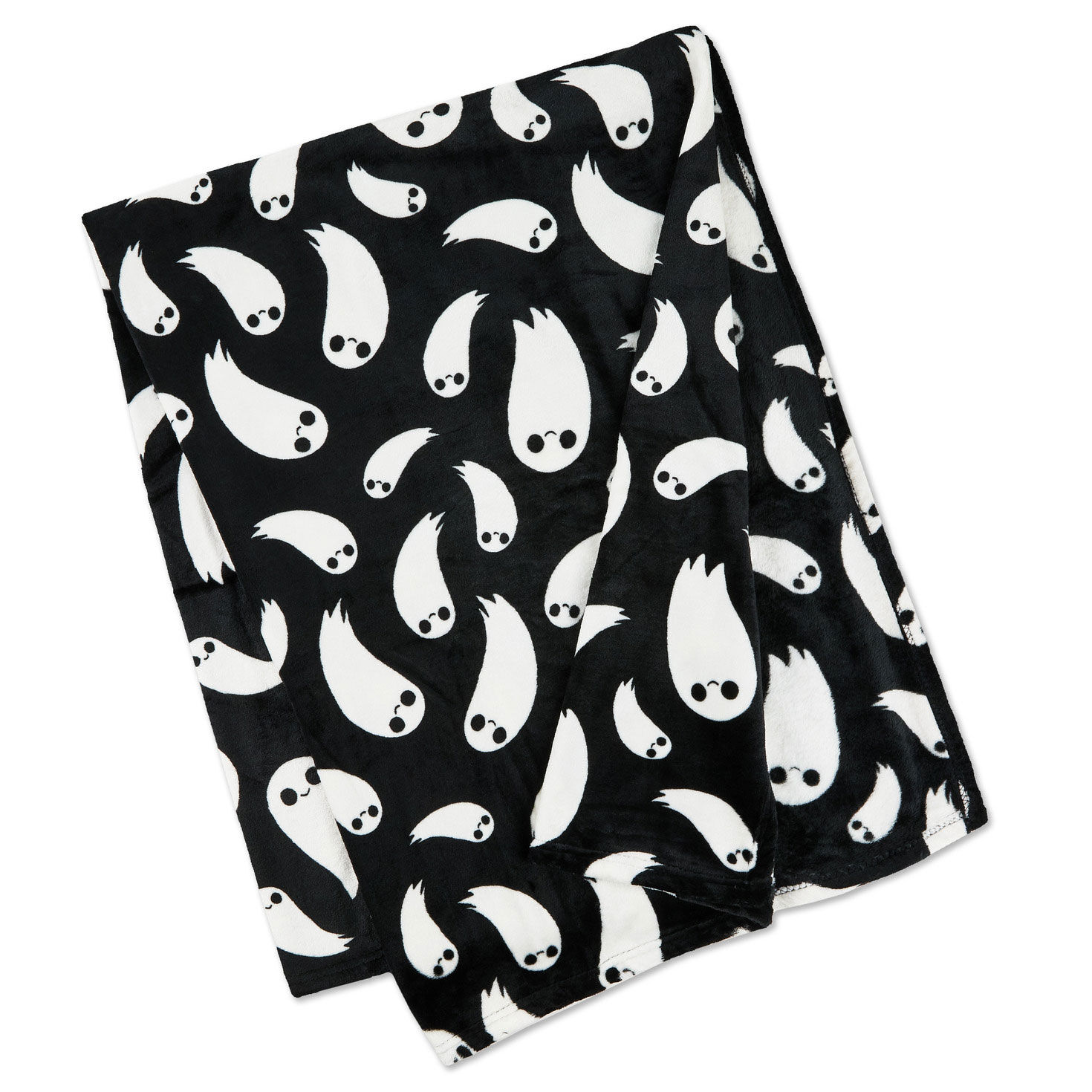 Grinning Ghosts Throw Blanket, 50x60