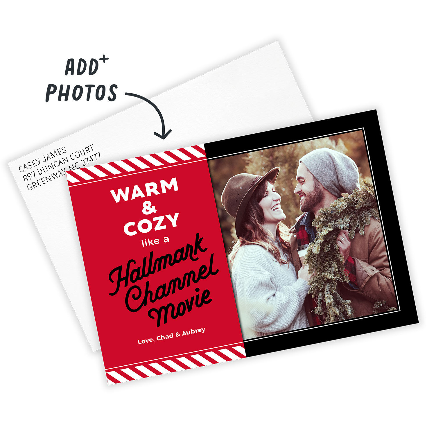 Hallmark Channel Movie Flat Christmas Photo Card, , large image number 2