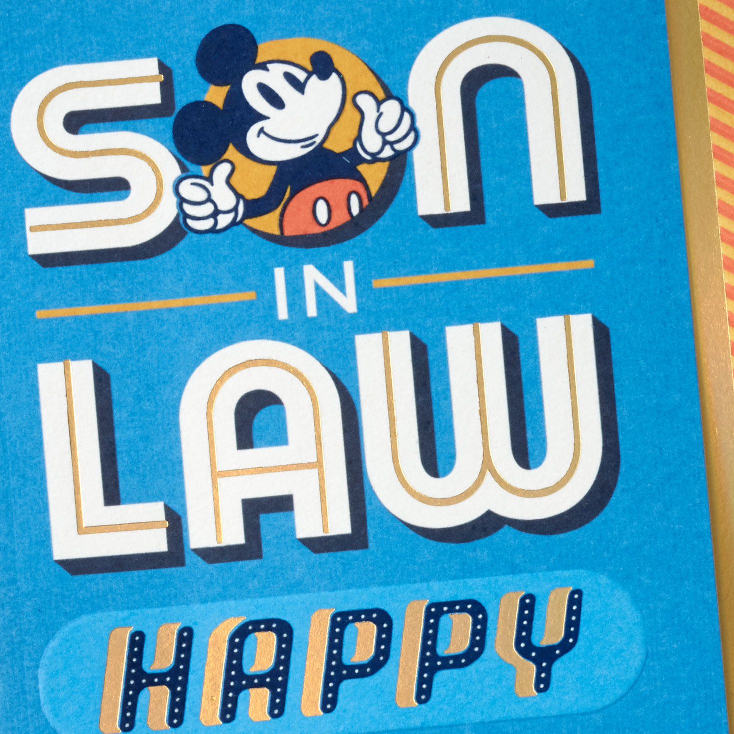Disney Mickey Mouse Happy You Day Birthday Card for Son-in-Law for only USD 5.99 | Hallmark