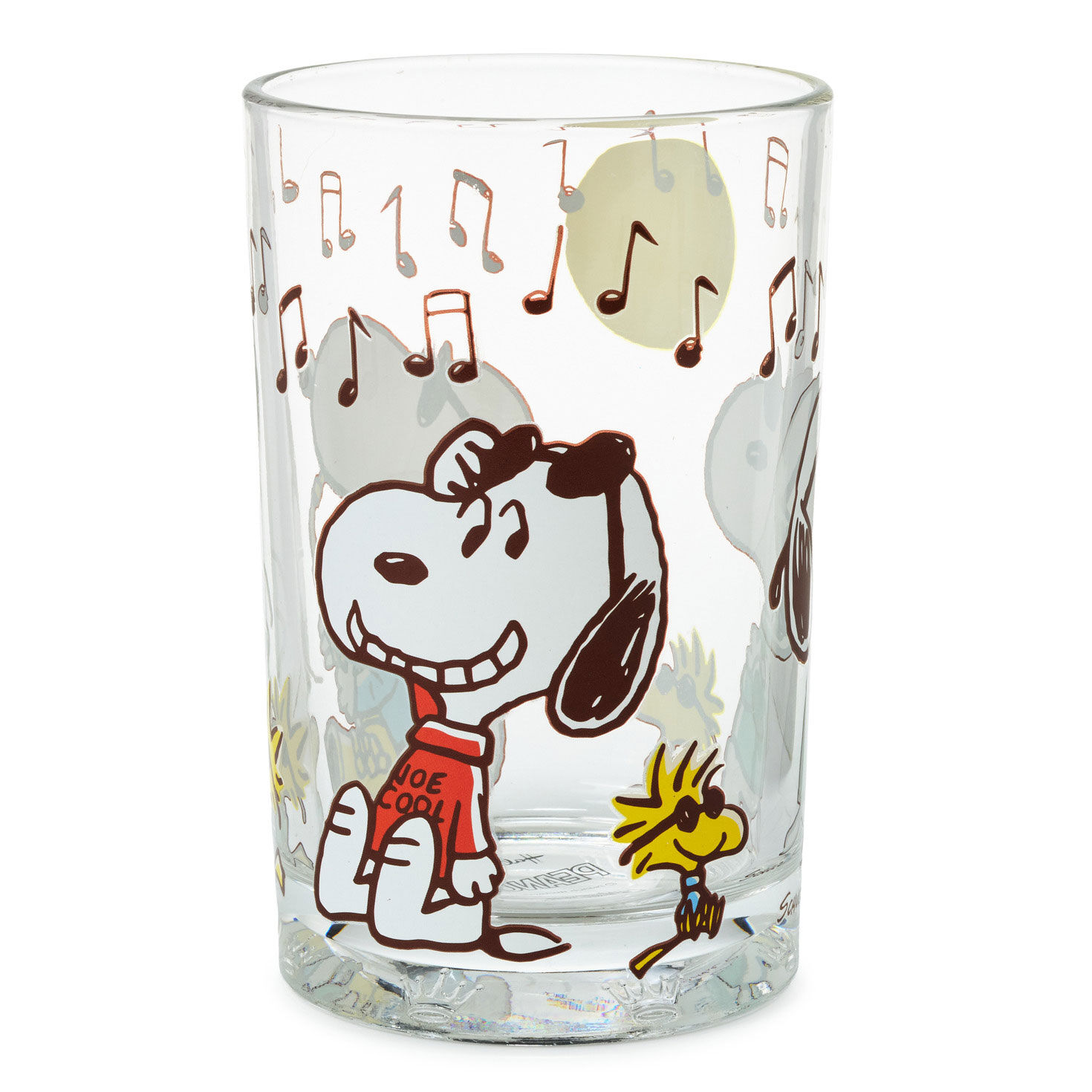Colored Illustrations Peanuts Snoopy Drinking Glass side image number 3