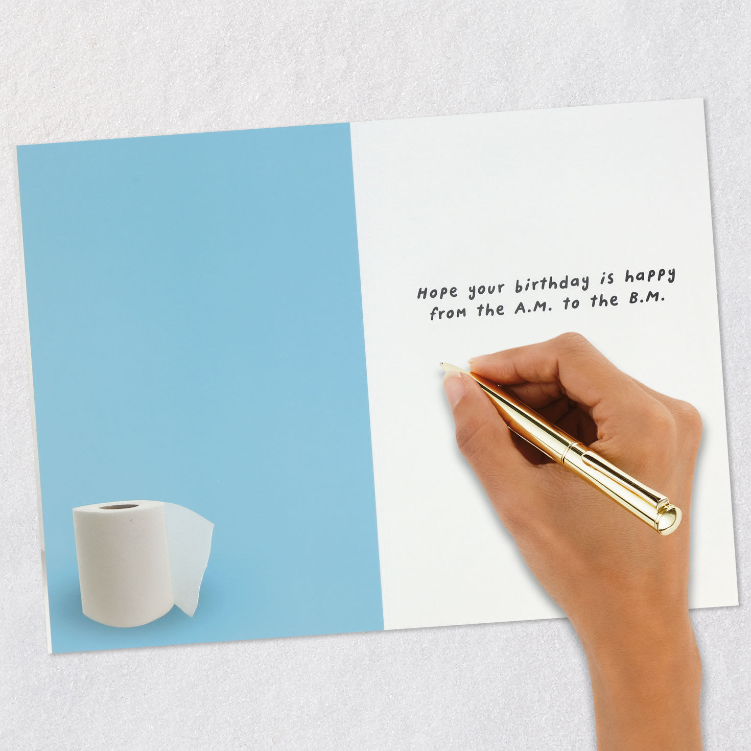 Happy from A.M. to B.M. Funny Birthday Card for only USD 5.99 | Hallmark