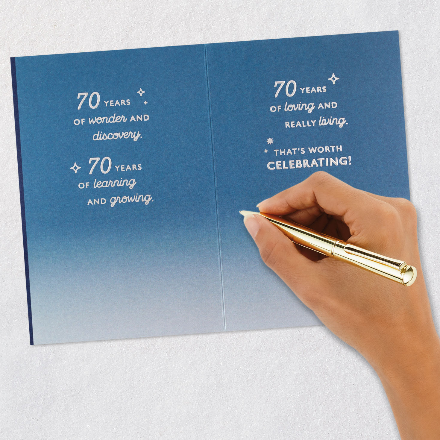 Celebrating You 70th Birthday Card for only USD 2.99 | Hallmark