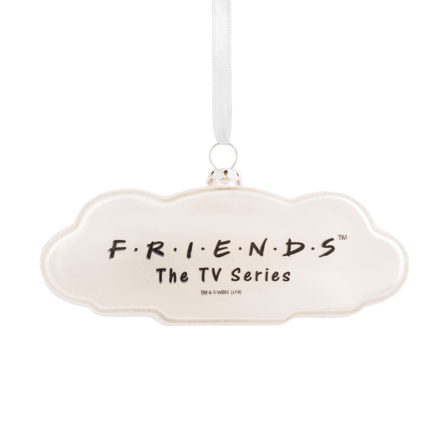Friends Central Perk Sign Glass Christmas Ornament Back image number 4