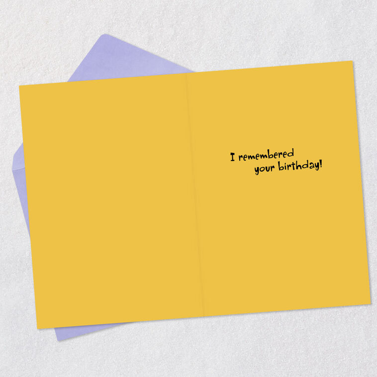 Praise the Lord Hands 99-cent Birthday Card Open card with envelope image number 3