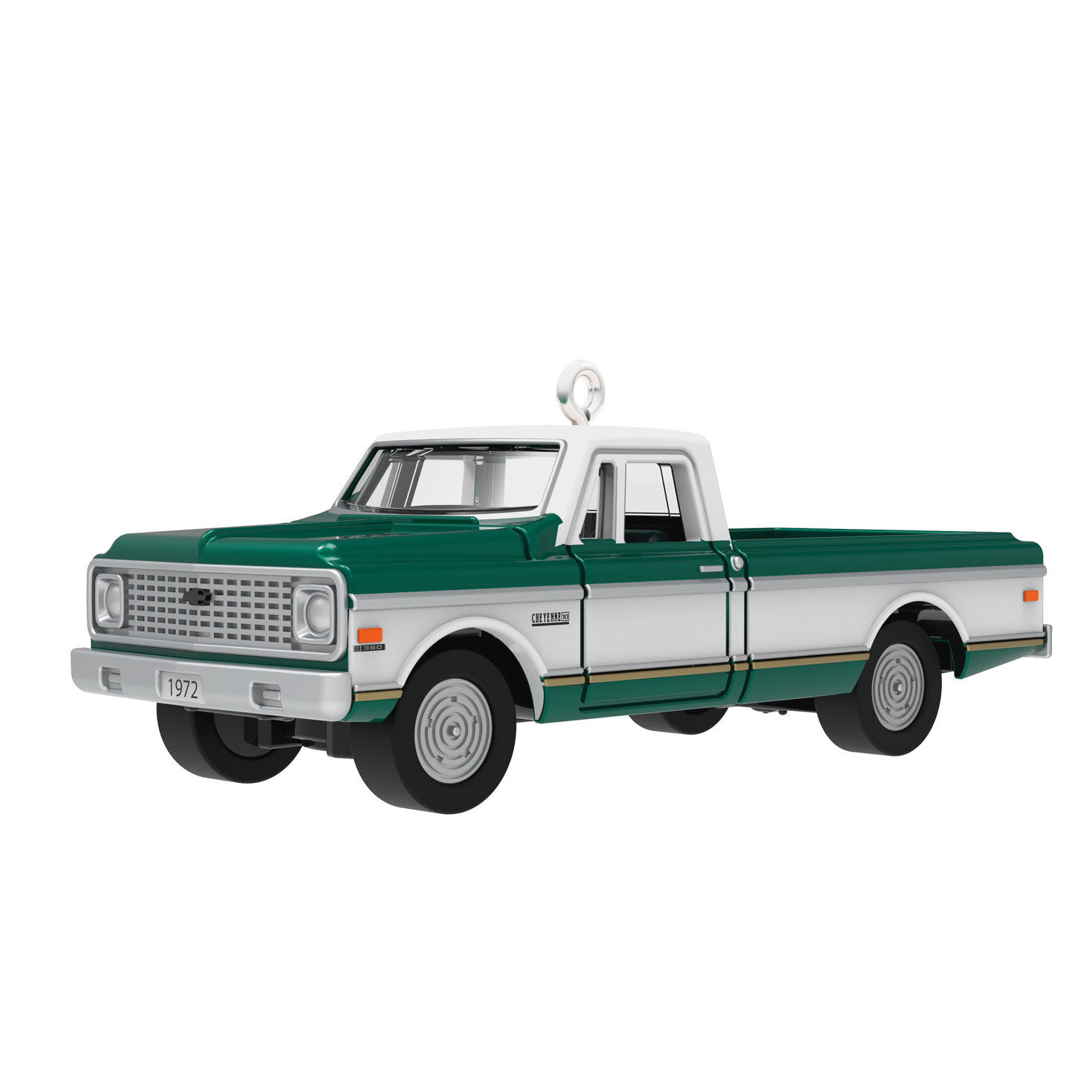 Mini Lil American Trucks 1972 Chevrolet Cheyenne Super 2024 Metal Ornament 0.67 Keepsake Ornaments Hallmark