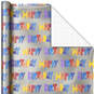 Happy Birthday on Silver Wrapping Paper Roll, 20 sq. ft., , large image number 1