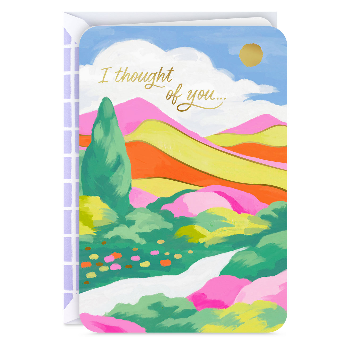 Thoughts of You Make My Day Better Thinking of You Card