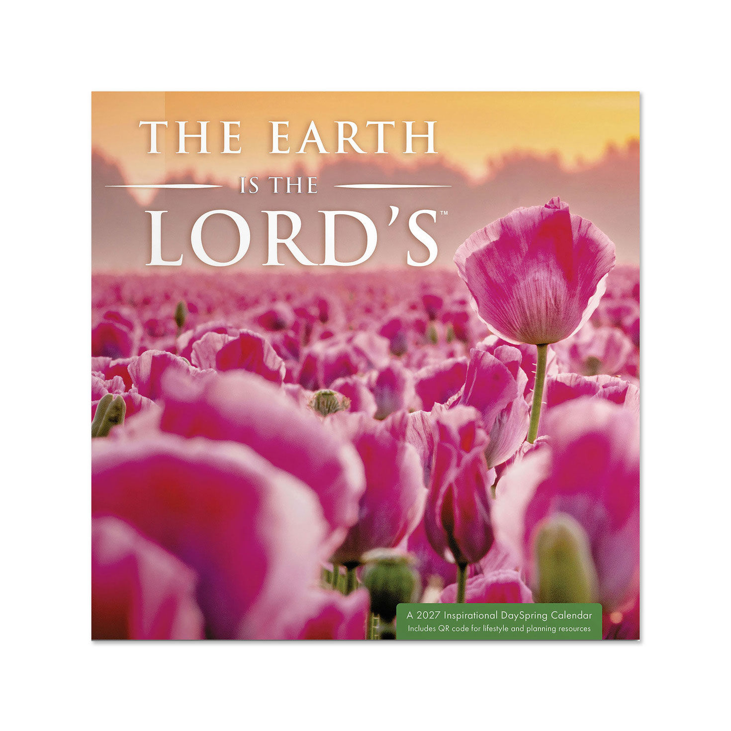 Earth is the Lord's 2027 Inspirational 12-Month Wall Calendar, 12x12