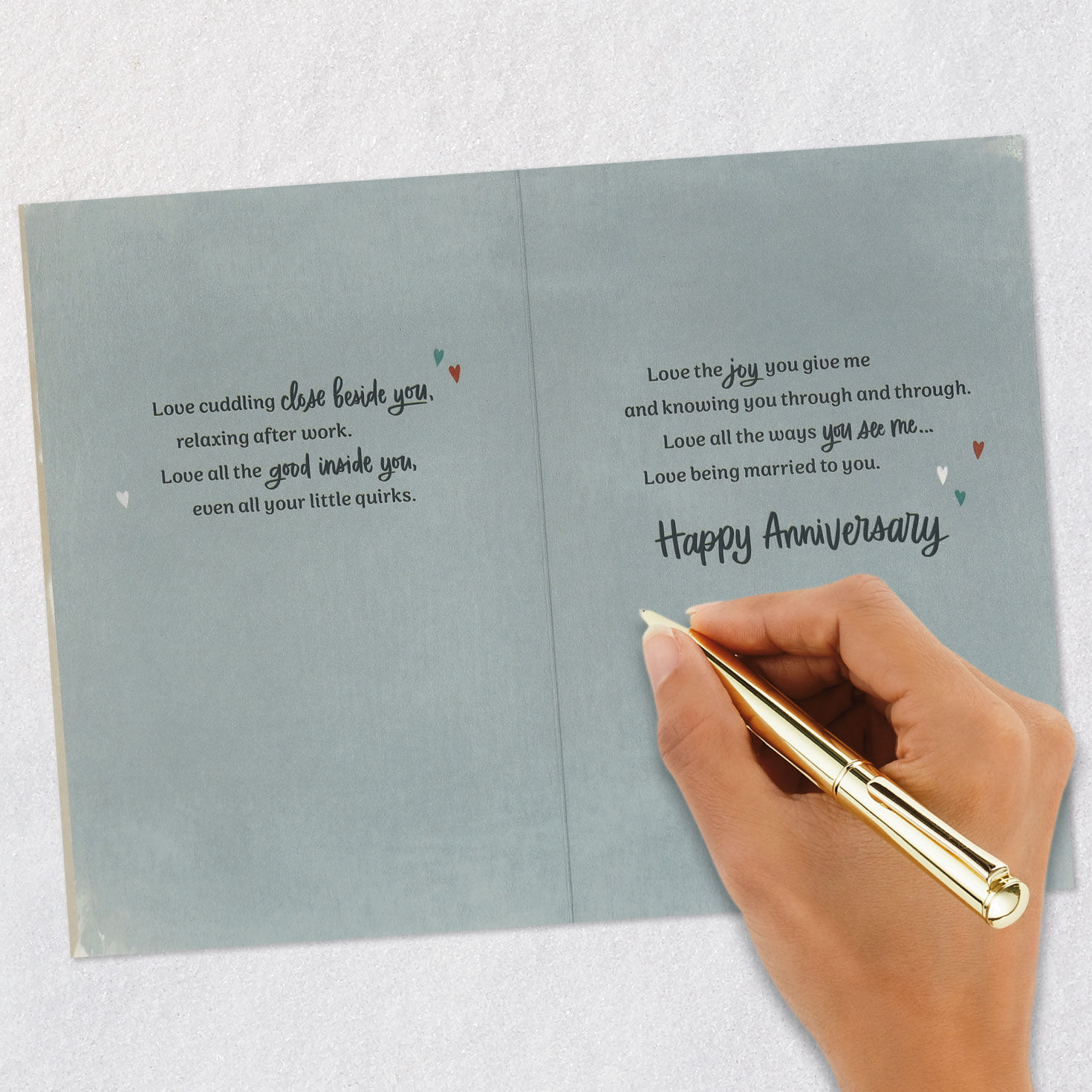 You're My Happy Place Anniversary Card for Husband, , large image number 7