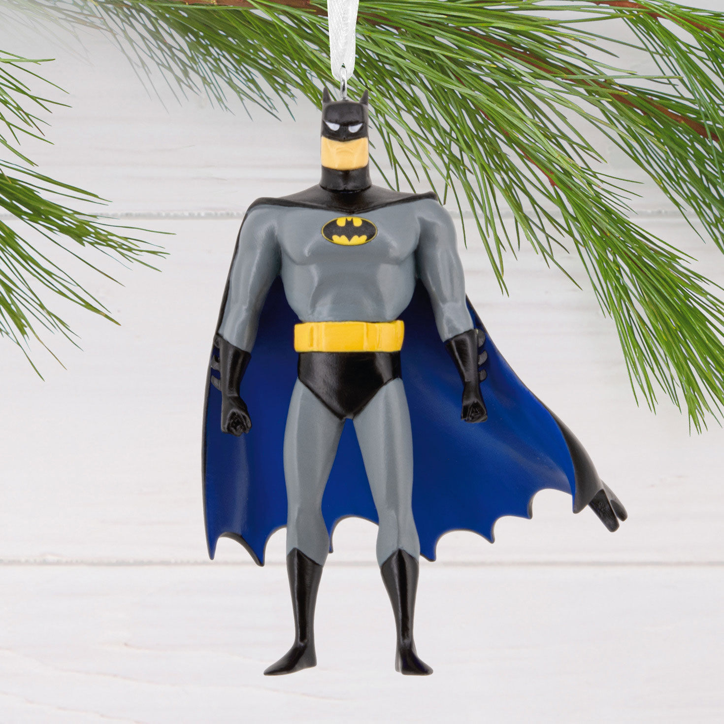 Batman Christmas Ornament hanging on tree image number 2