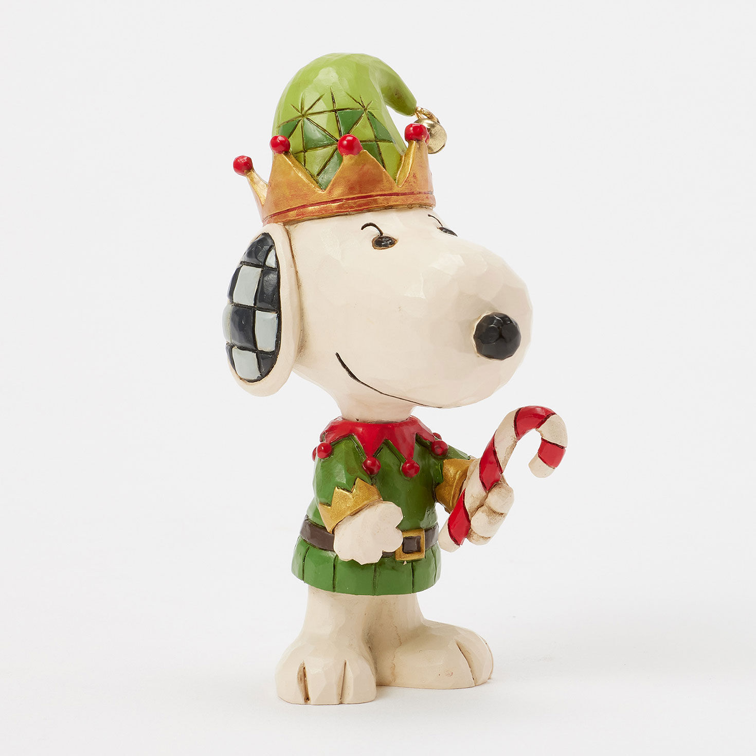 Peanuts Snoopy Christmas Elf Figurine angled image number 3
