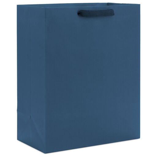 13" Navy Blue Large Gift Bag, 