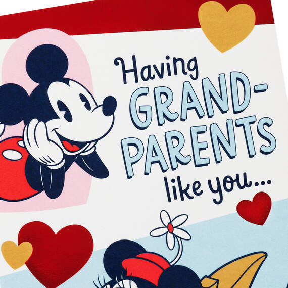Disney Mickey and Minnie Grandparents Like You Valentine's Day Card, , large image number 5