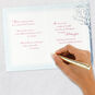 Couple Walking Dog in Snow Romantic Christmas Card signing card image number 7