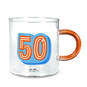 Glass 50th Birthday Mug, 17.5 oz., , large image number 1