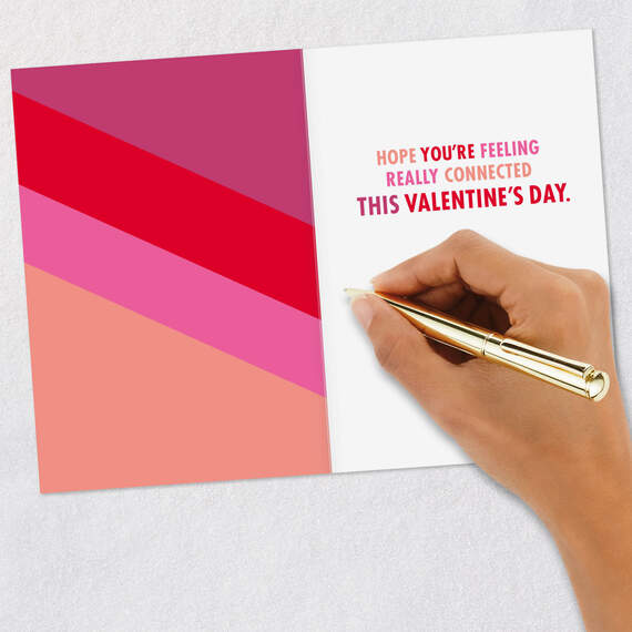All You Need Is Love and Wifi Funny Valentine's Day Card, , large image number 6