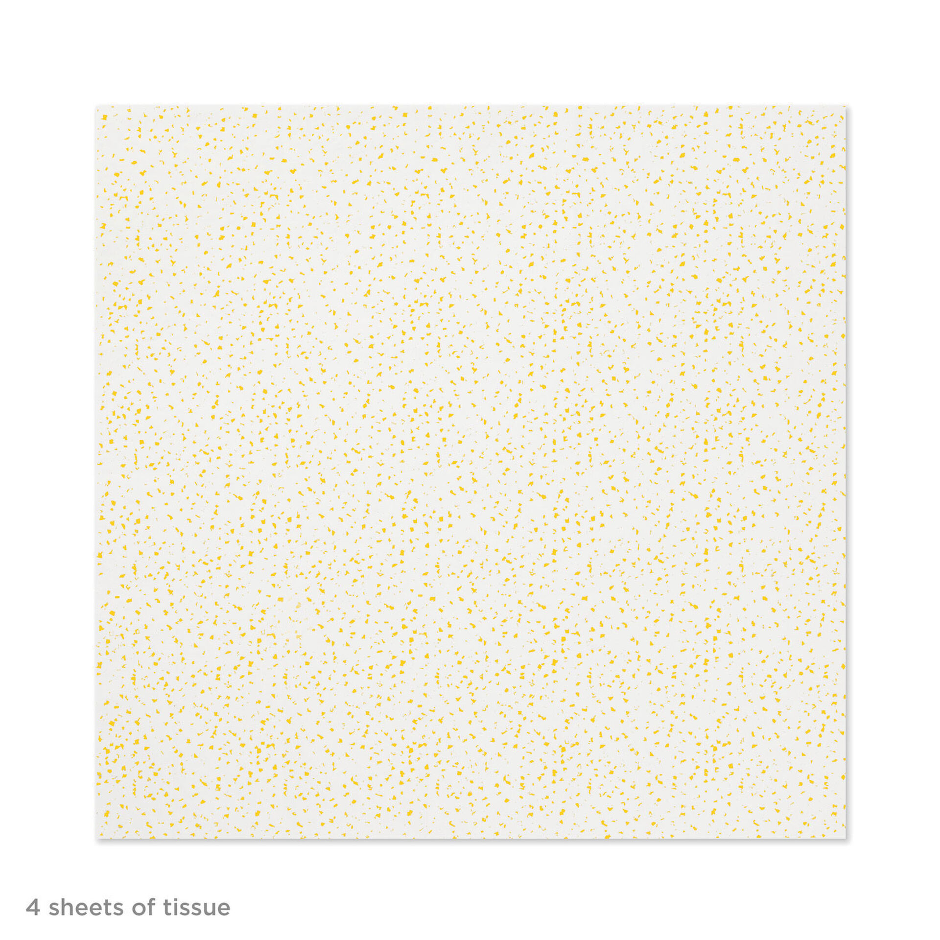 Gold Foil Flecks on White Tissue Paper, 4 sheets Tissue Hallmark