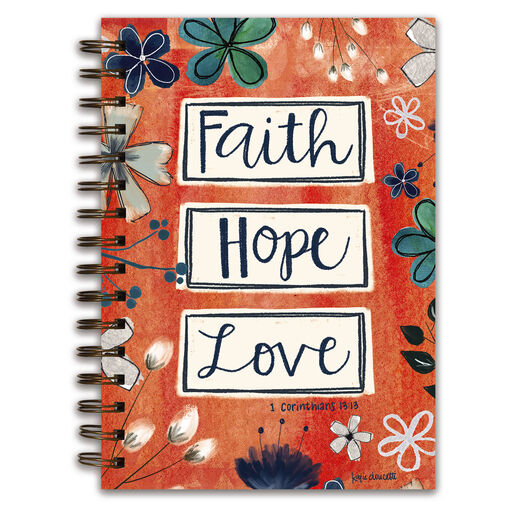 Brownlow Faith Hope Love Spiral Notebook, 