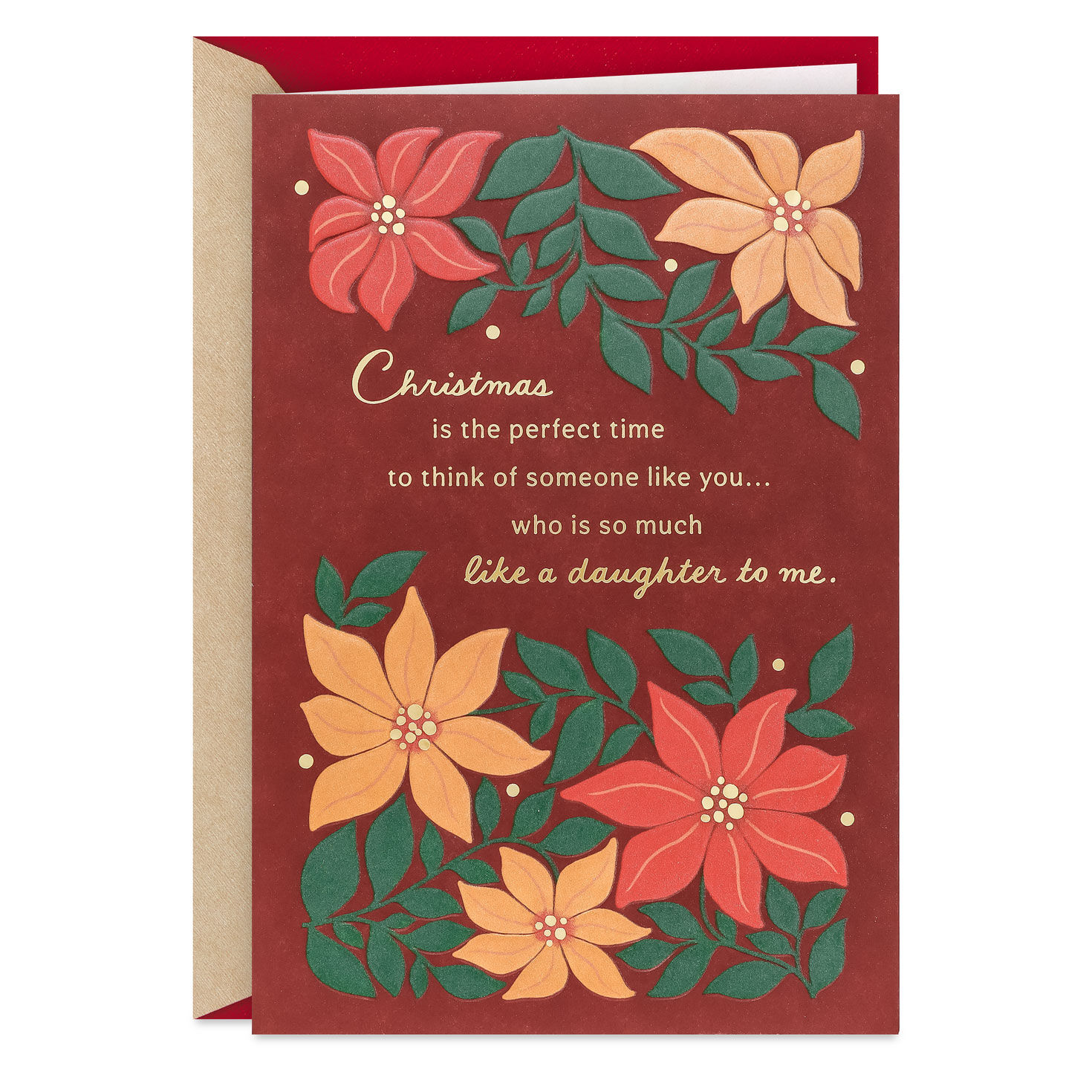 You Have Blessed My Life Christmas Card for Like a Daughter