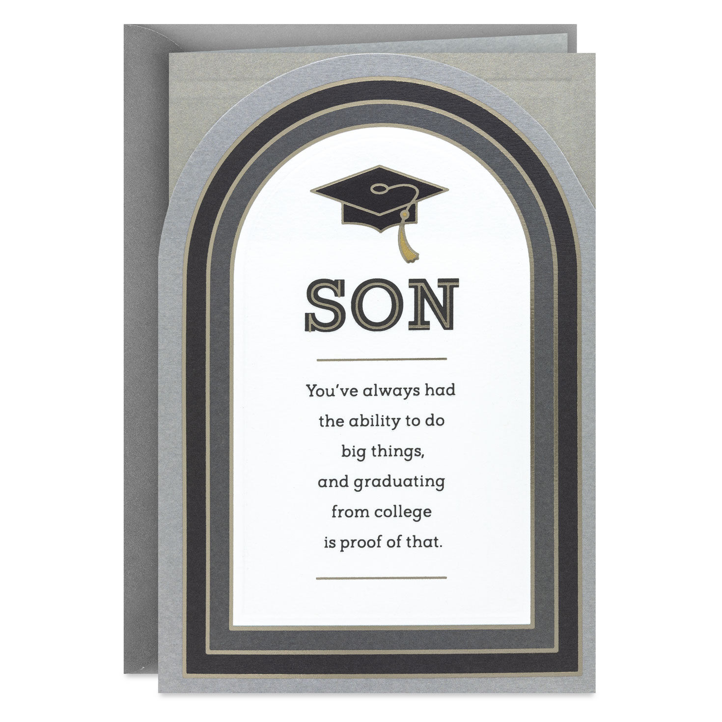 Always Believe in Yourself Graduation Card for Son