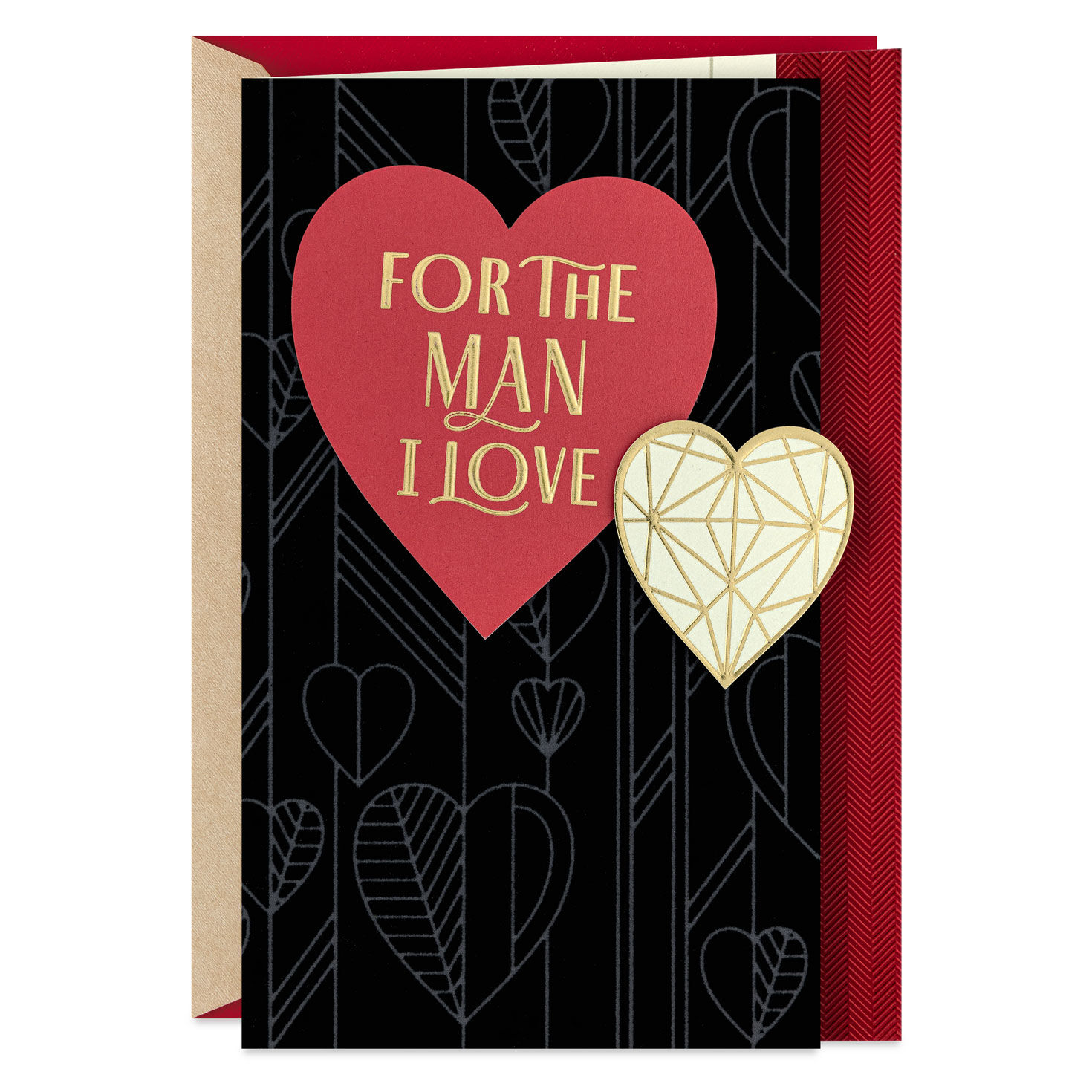 You Mean the World to Me Romantic Valentine's Day Card for Him