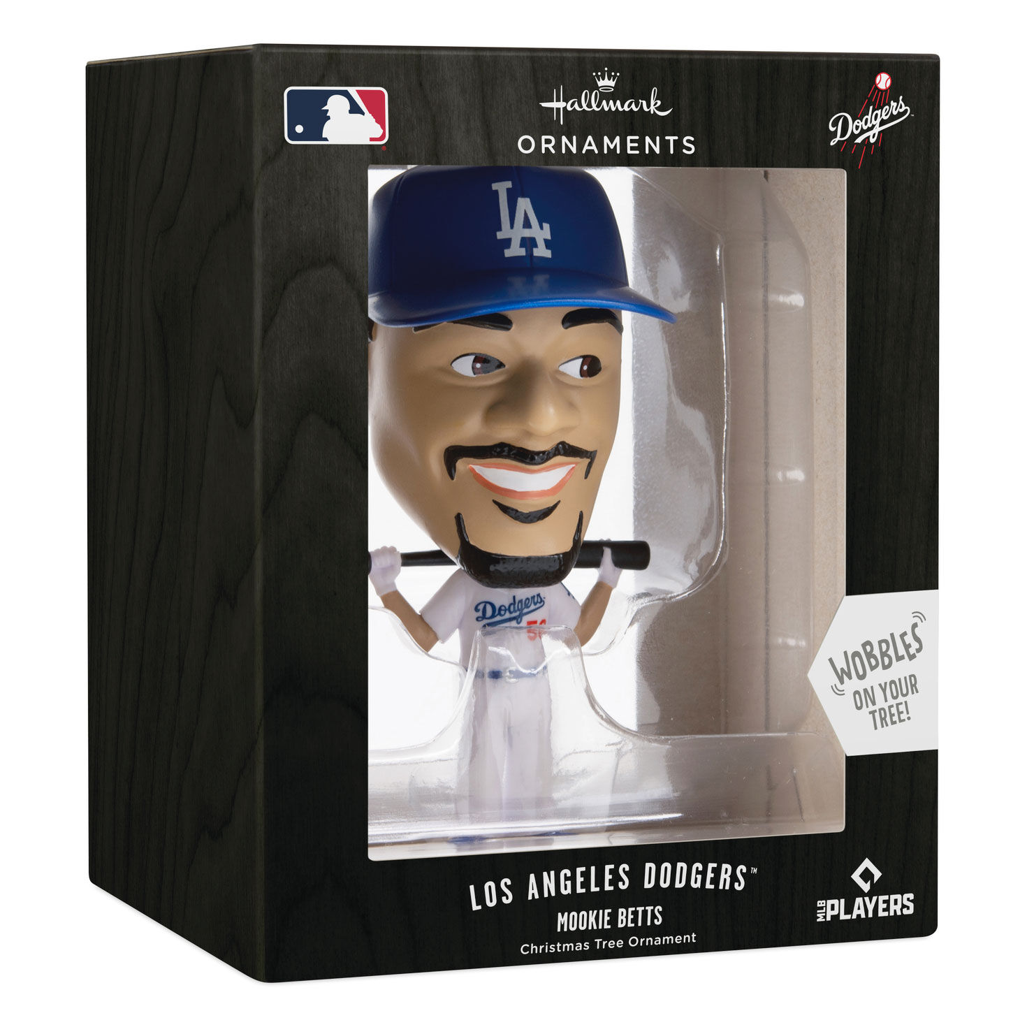 Dodgers Mookie Betts Bobblehead Christmas Ornament package front image number 5