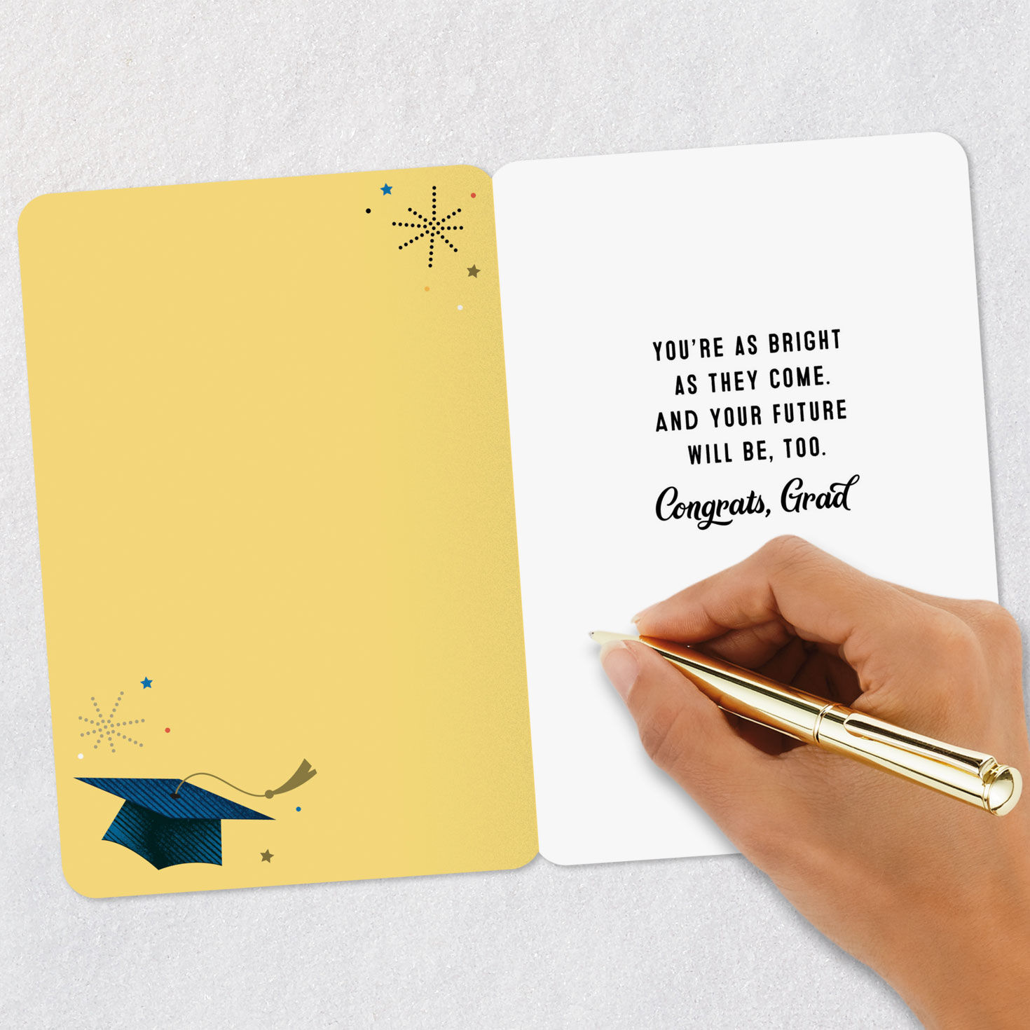 Disco Ball in Sunglasses and Cap Graduation Card Signing card image number 6