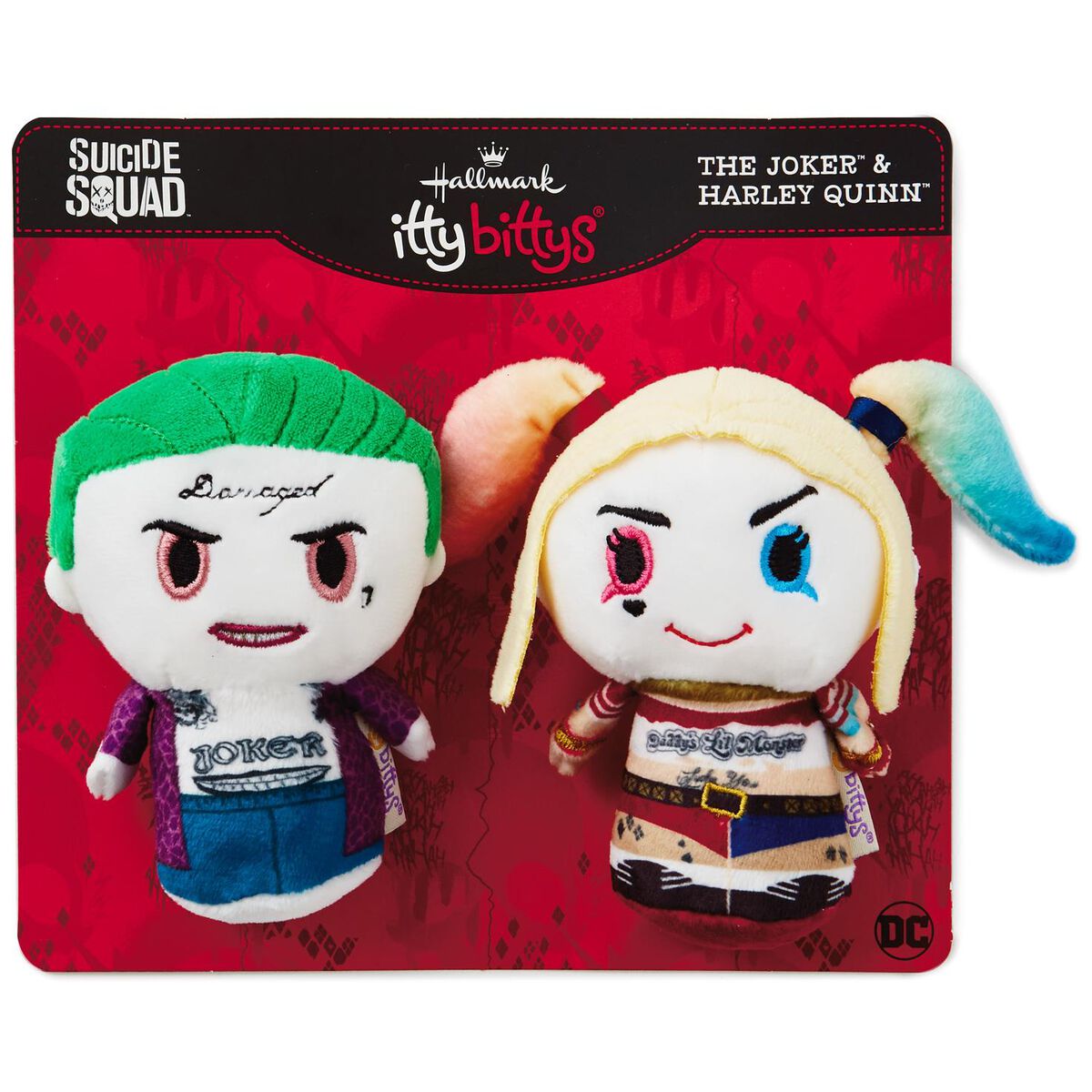 itty bittys® Suicide Squad™ The Joker™ and Harley Quinn™ Stuffed