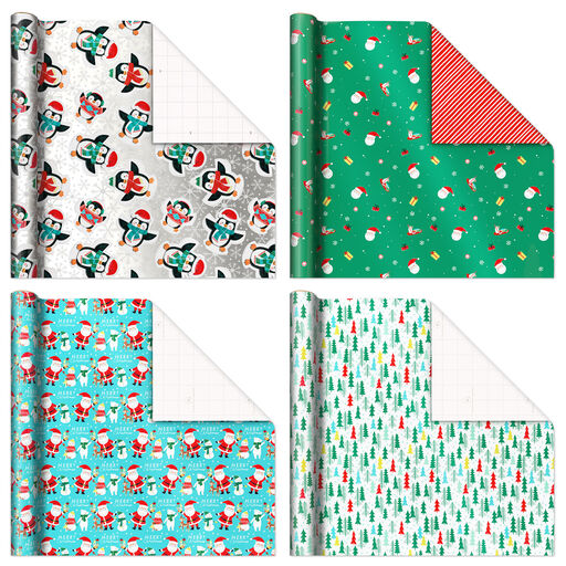 North Pole Fun Christmas Wrapping Paper Set, 