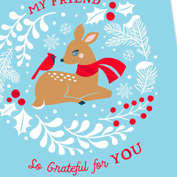 Grateful for a Friend Like You Christmas Card, , large image number 4