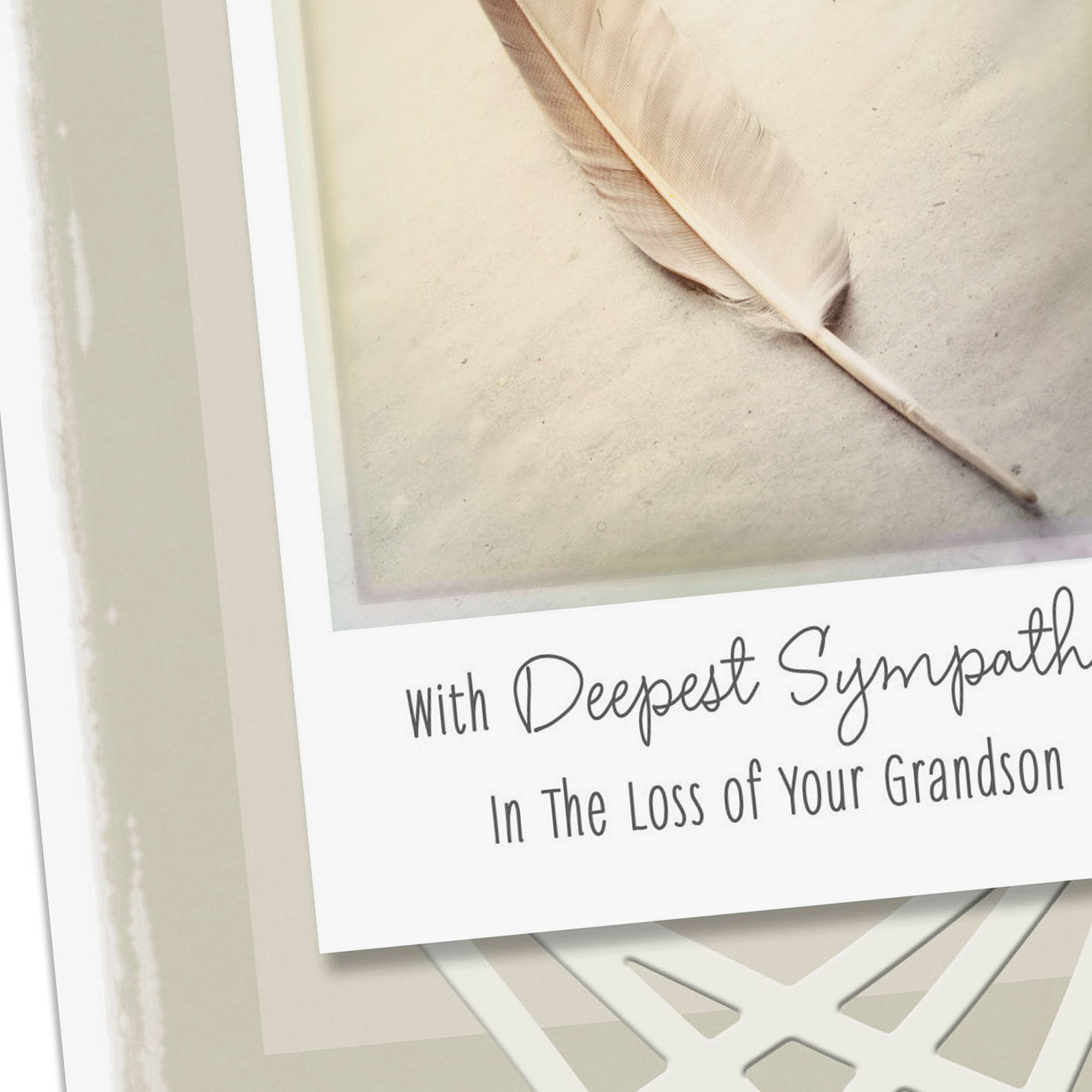 Thinking About You Sympathy Card for Loss of Grandson, , large image number 4