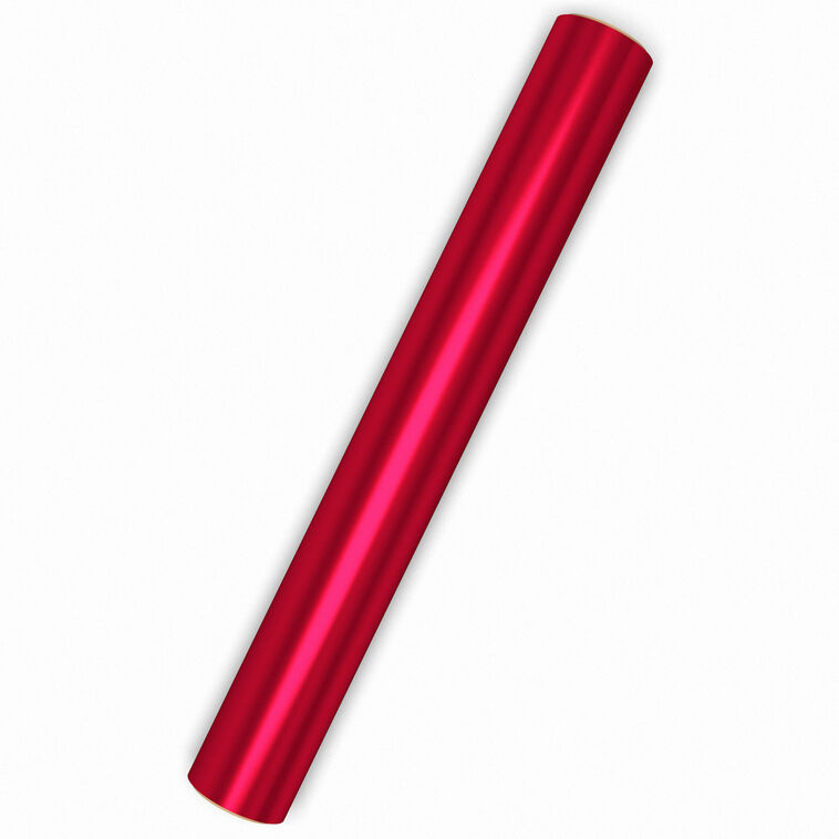 Red Foil Holiday Wrapping Paper Mini Roll Wrap Tube image number 6
