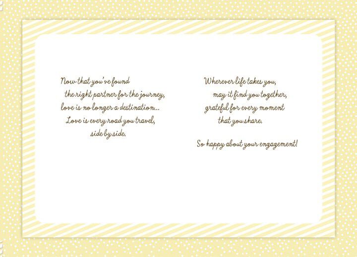 Hot Air Balloons Engagement Card