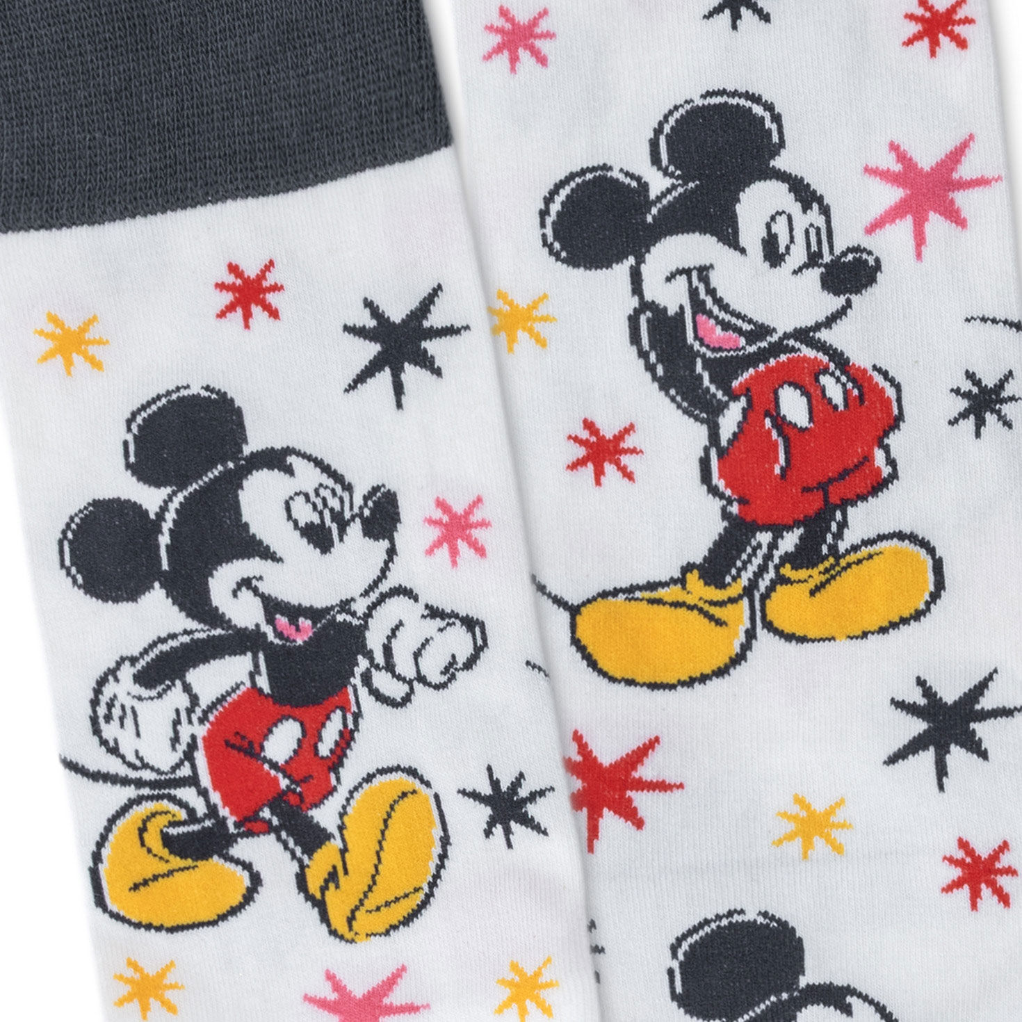 Disney Mickey Mouse Novelty Crew Socks upclose view image number 3