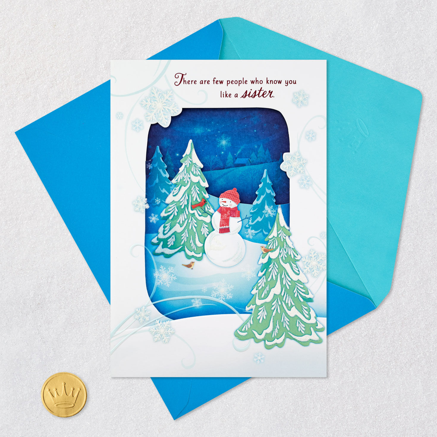 Our Connection Means So Much Christmas Card for Sister, , large image number 6