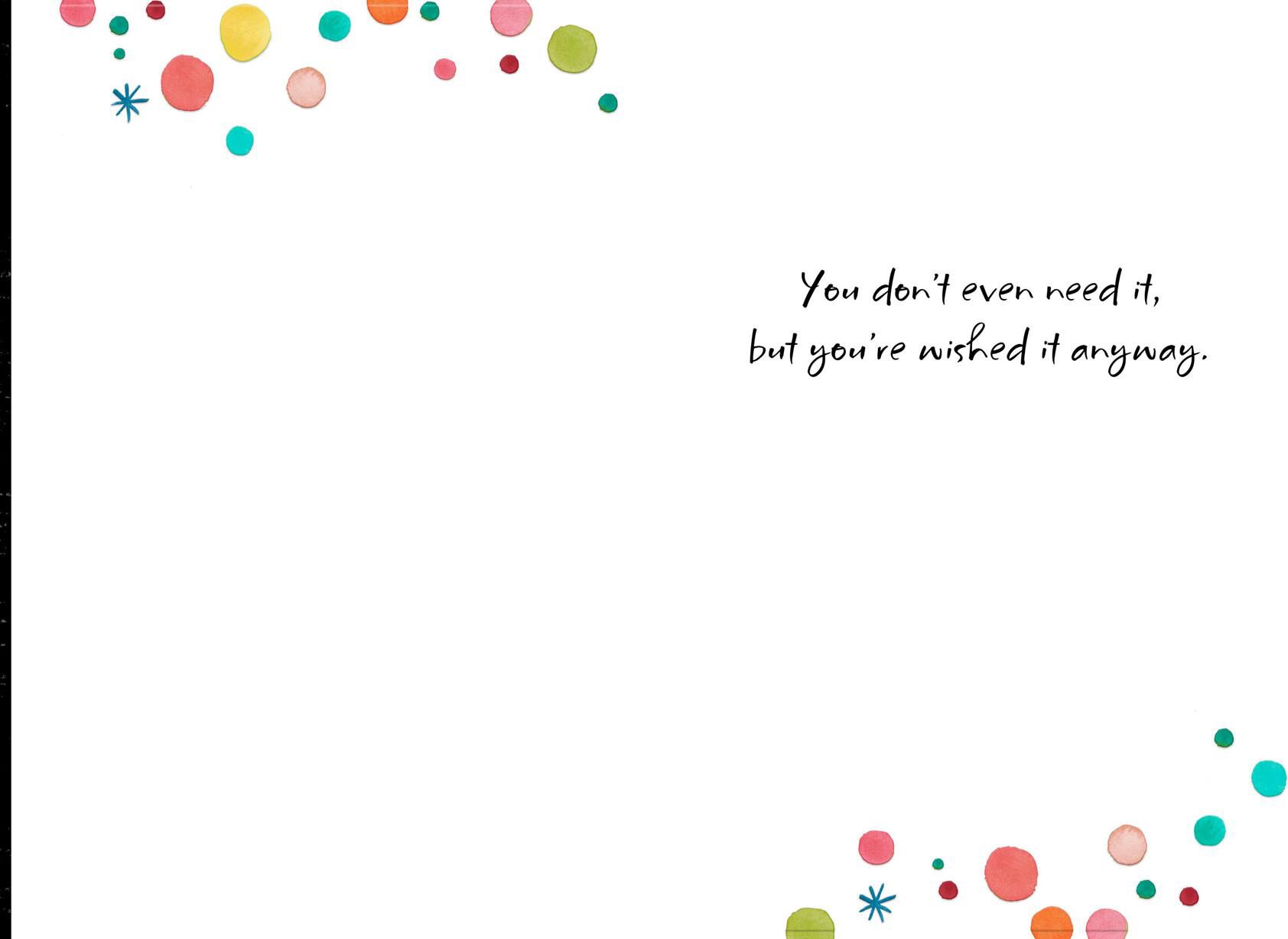 Confetti Blast Good Luck Card