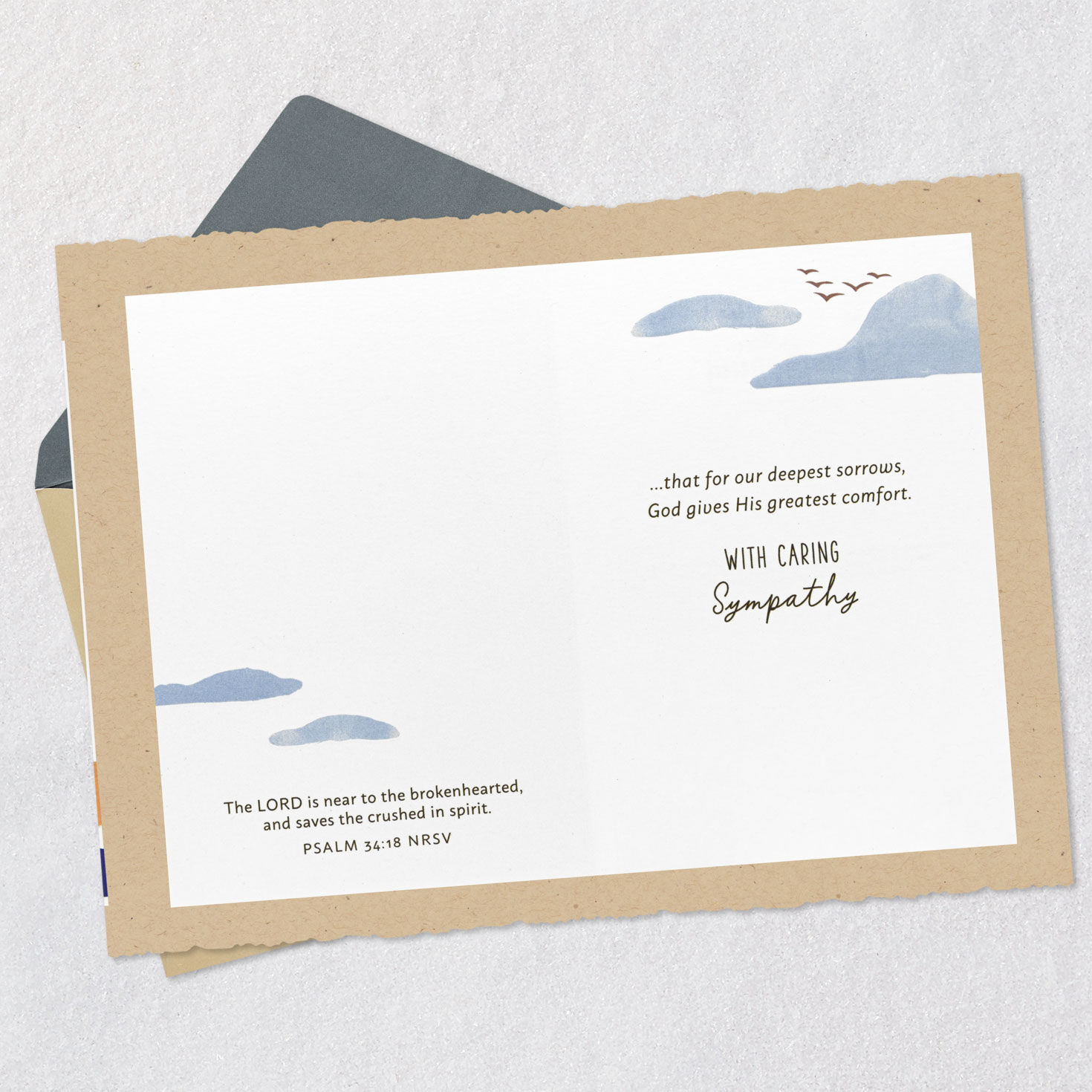 Heaven Understands Religious Sympathy Card for Family, , large image number 4