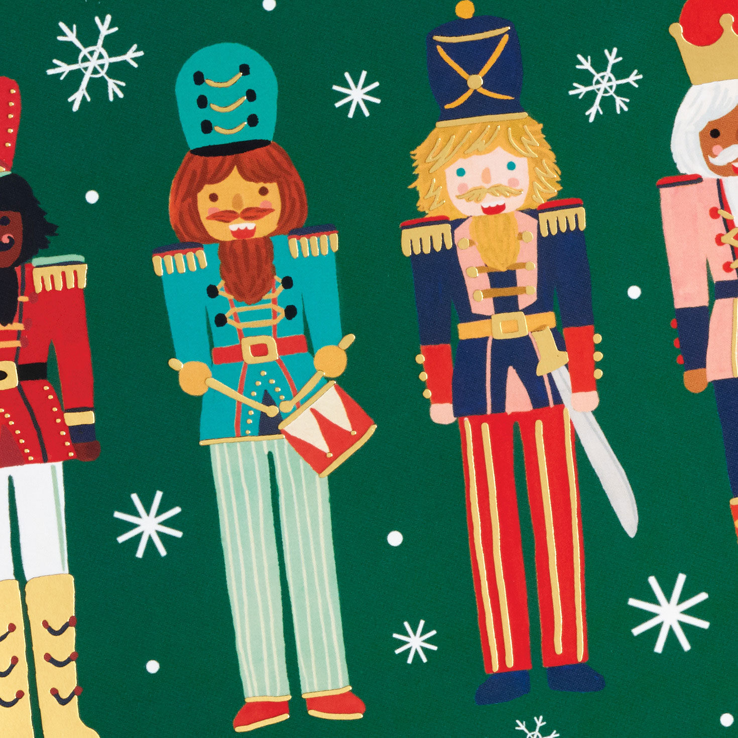 Nutcrackers on Green Boxed Christmas Cards, Pack of 16 for only USD 12.49 | Hallmark