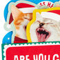Caroling Cats Funny Musical Pop-Up Christmas Card Card Front Detail image number 5